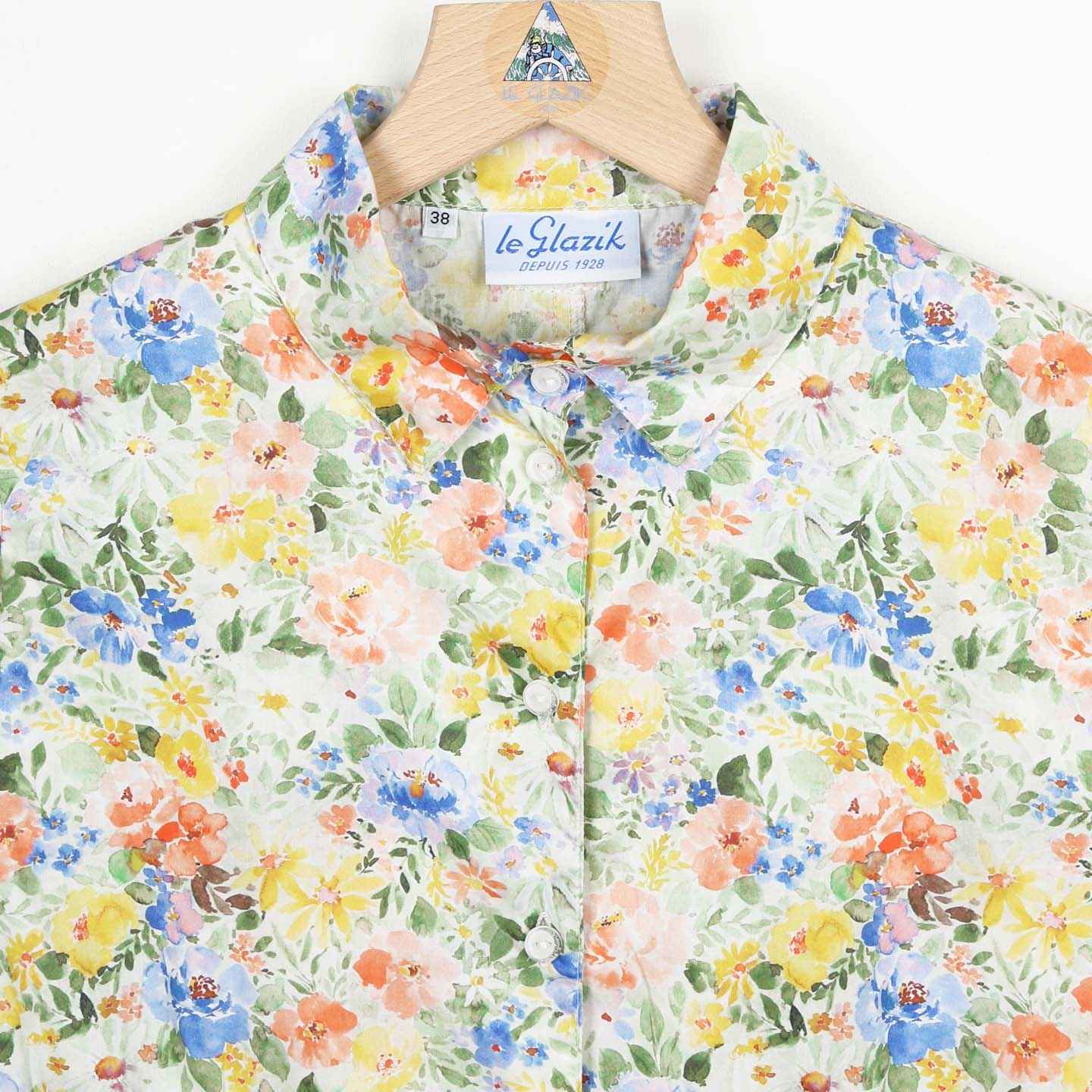 Marceline, Liberty-like Blouse by Le Glazik