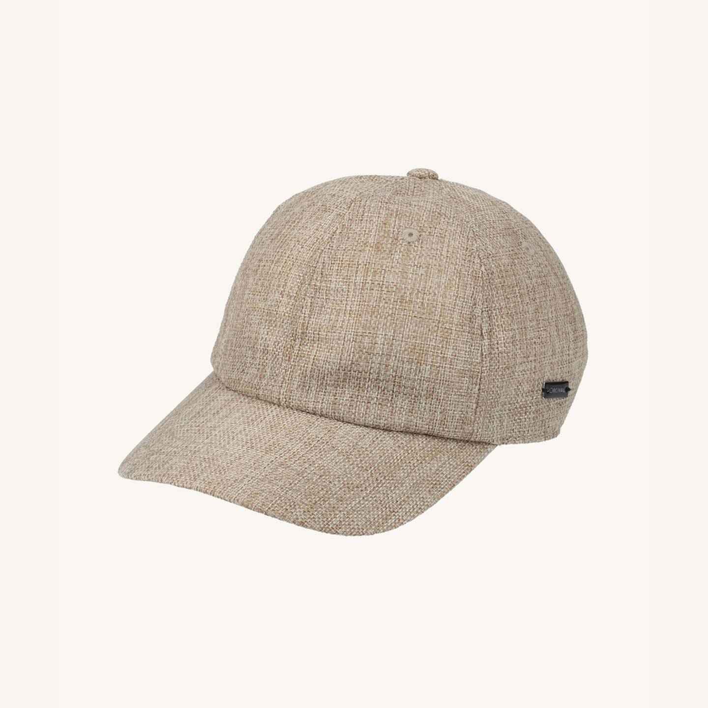 Casquette naturelle imitation rafia