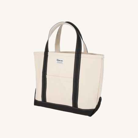 Le sac Ecru / Charcoal tote-bag Orcival