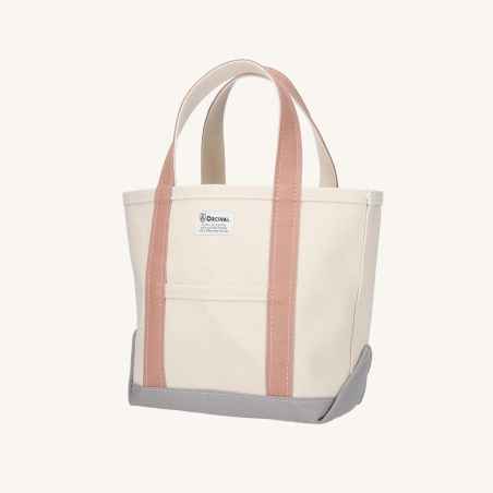 Le sac Ecru / Smocky Pink / Grey tote-bag Orcival
