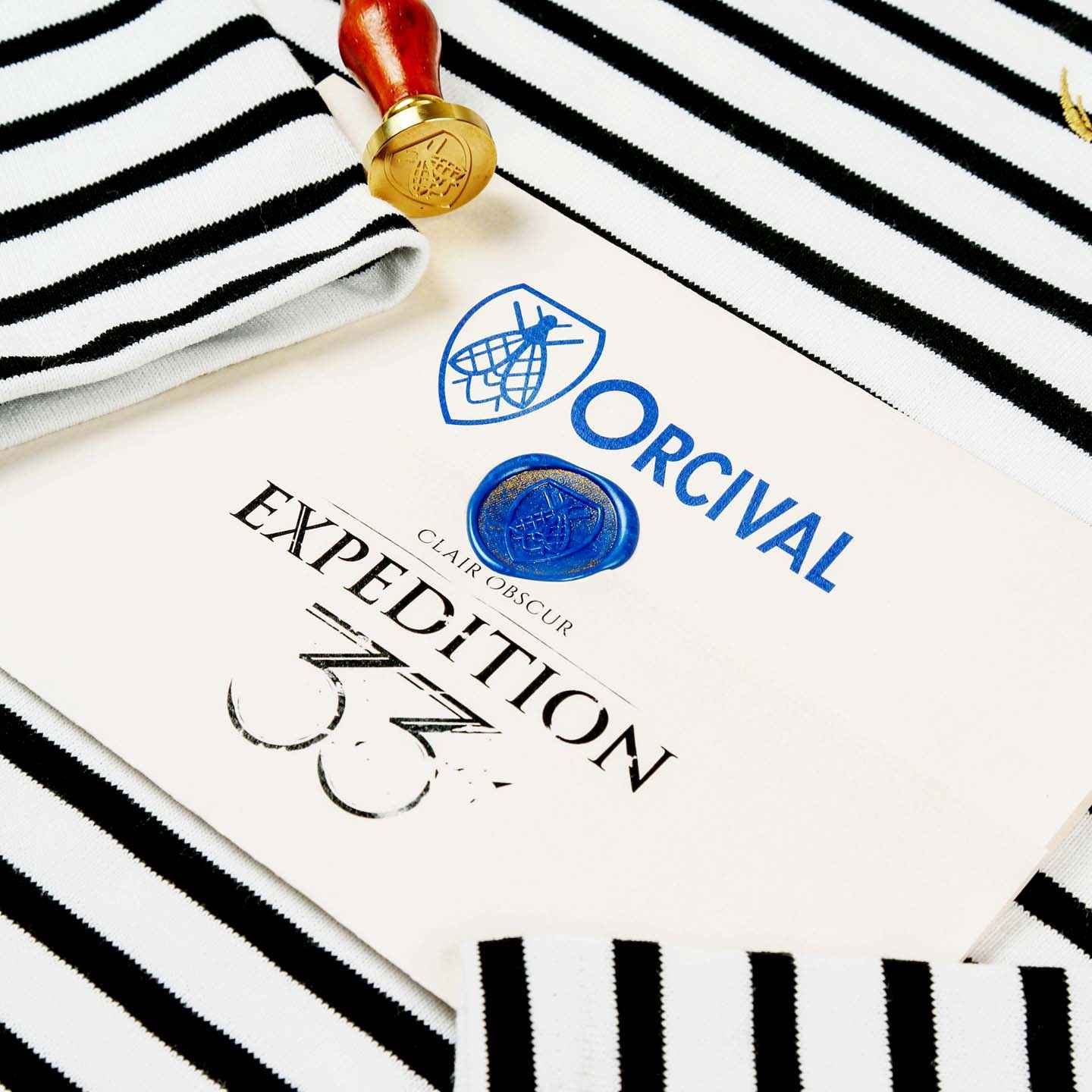 Expédition 33 x Orcival collaboration Breton shirt