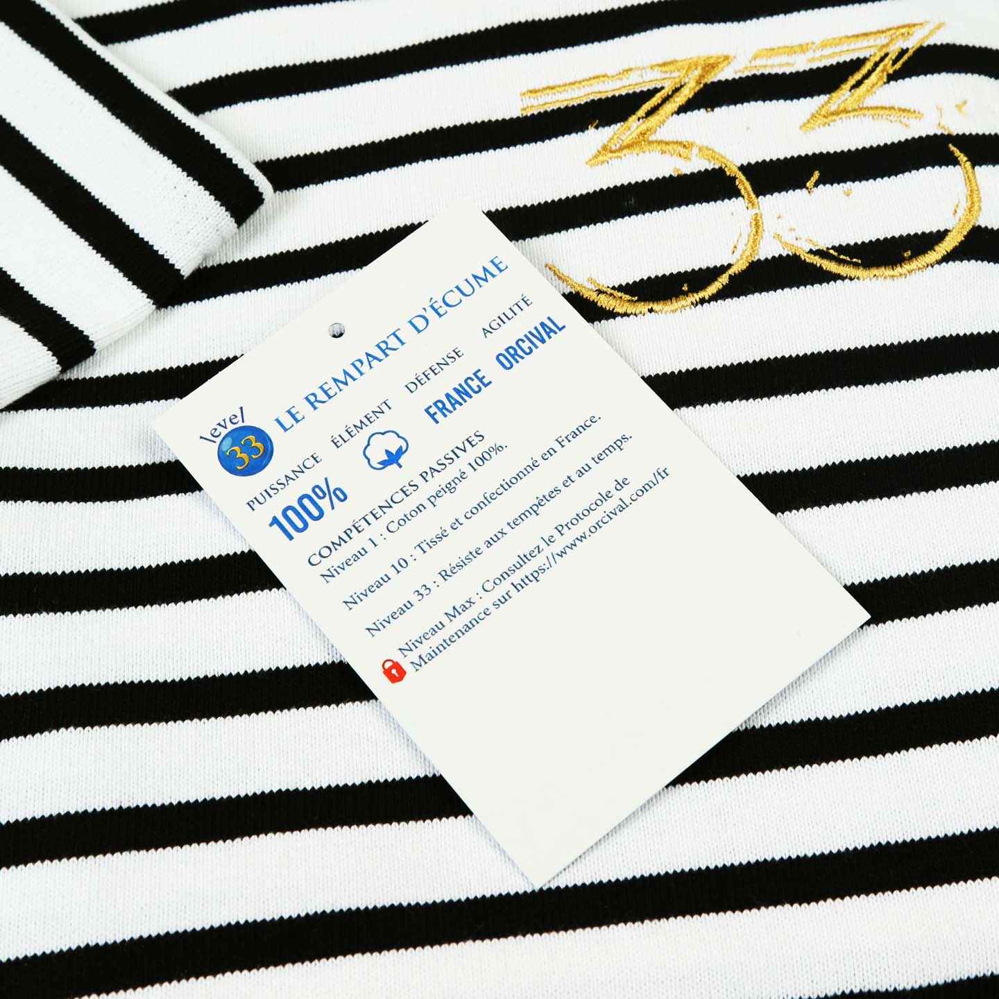 Expédition 33 x Orcival collaboration Breton shirt