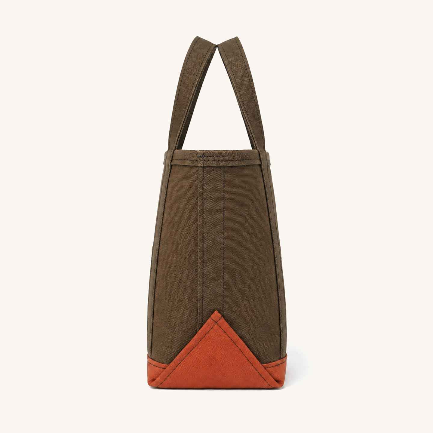 Chocolate / Brick Tote Bag medium