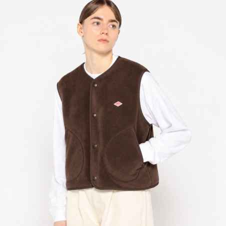 Fleece Vest Danton #DT-A0521 chocolate