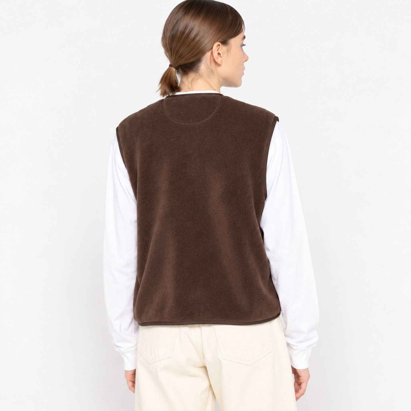 Fleece Vest Danton #DT-A0521 chocolate