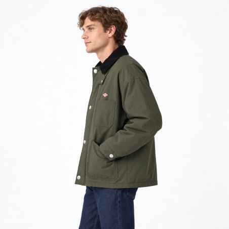 Padded Work Jacket with Corduroy Collar, unisex, DANTON  #DT-A0808 STV  #DT-A0809 STV OLIVE