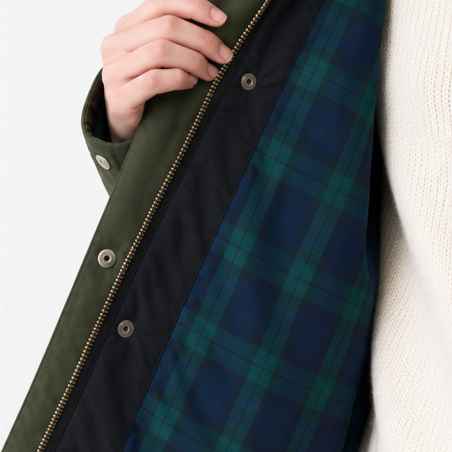 Padded Work Jacket with Corduroy Collar, unisex, DANTON  #DT-A0808 STV  #DT-A0809 STV OLIVE