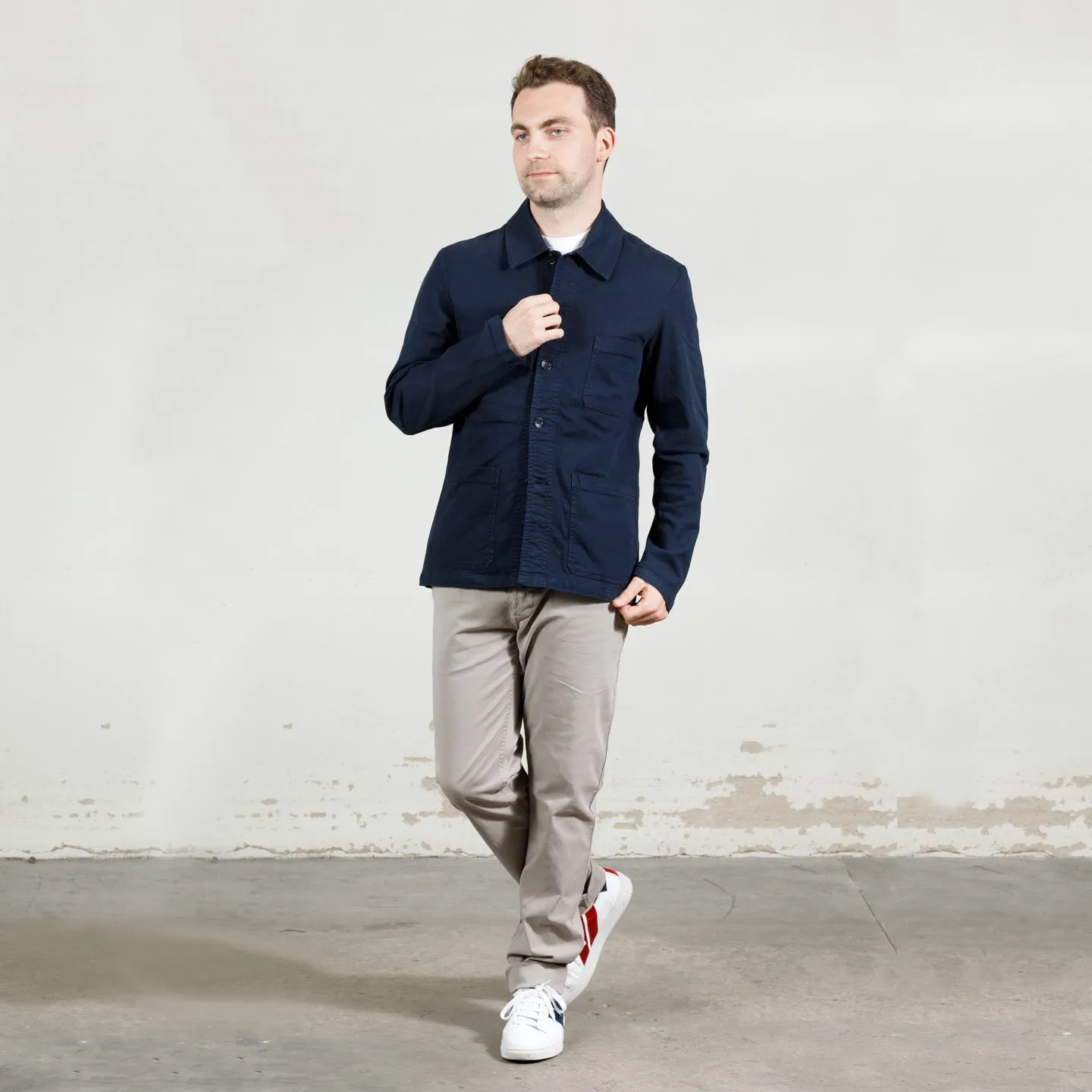 Brushed Broken Twill Workwear Jacket 2A/5C Vétra