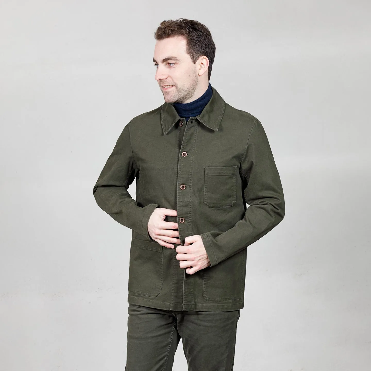 Veste workwear à tissu sergé brossé 2A/5C Vétra