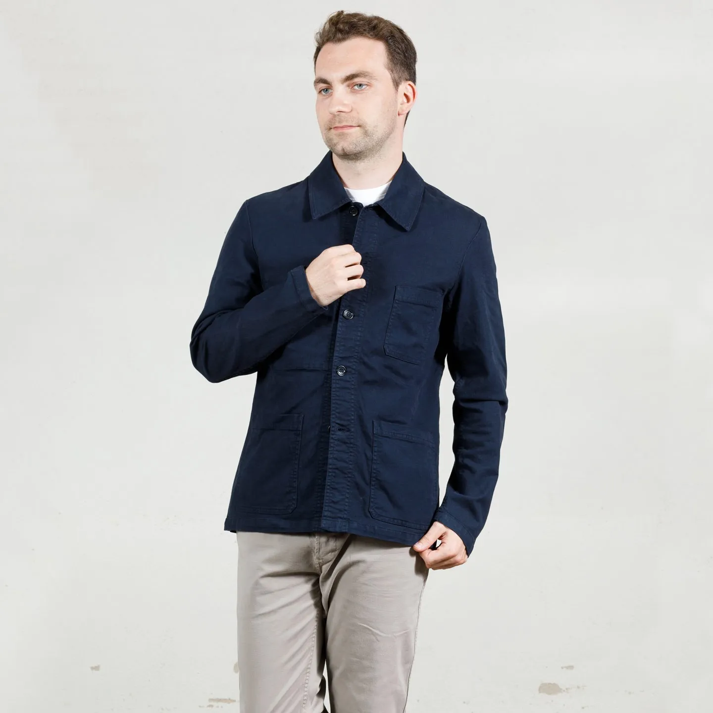 Brushed Broken Twill Workwear Jacket 2A/5C Vétra