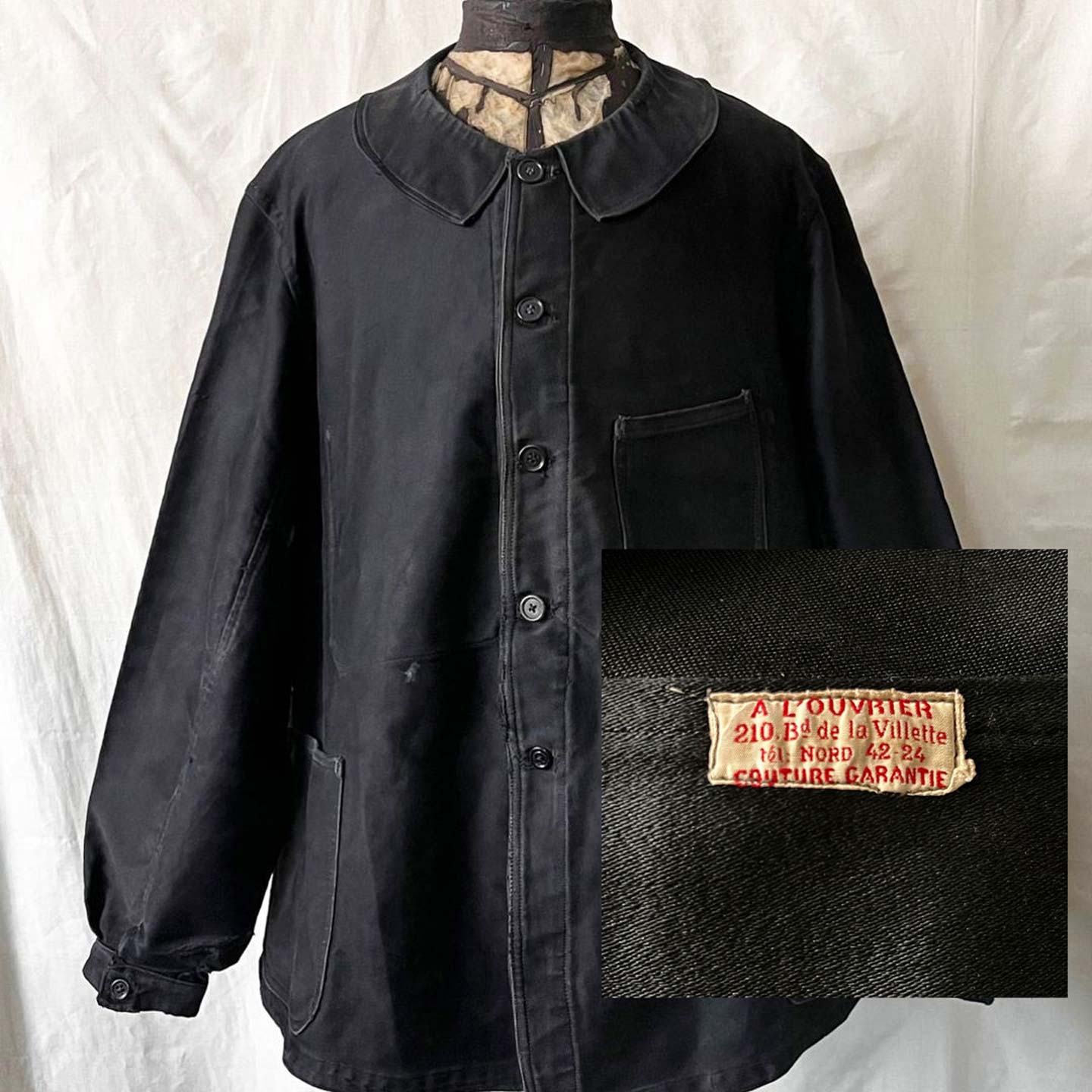 A L'Ouvrier moleskin chore jacket