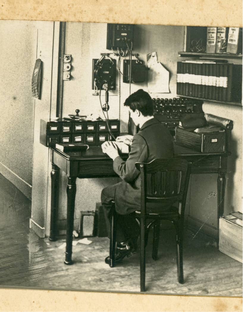 Photo du bureau A L'O - 1905 en 1919 